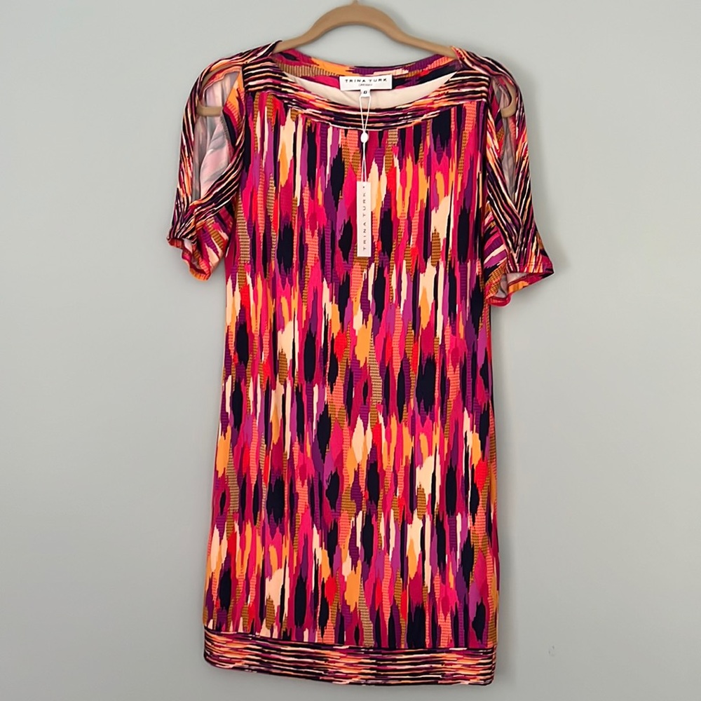 NWT Trina Turk Print Jersey Dress